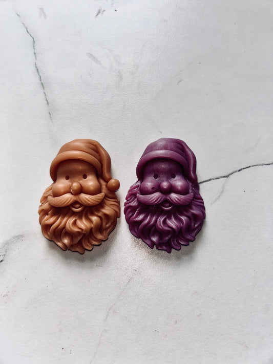 Christmas Wax Santa Face