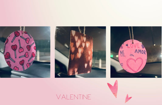 Valentines Hanging Car Freshener